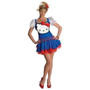 NEW Hello Kitty Secret Wishes Sexy Classic Dress Costume, Size XL